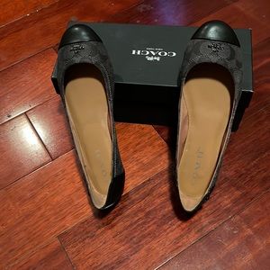 Coach Shoes, Black/Smoke Black color, Size 8.5